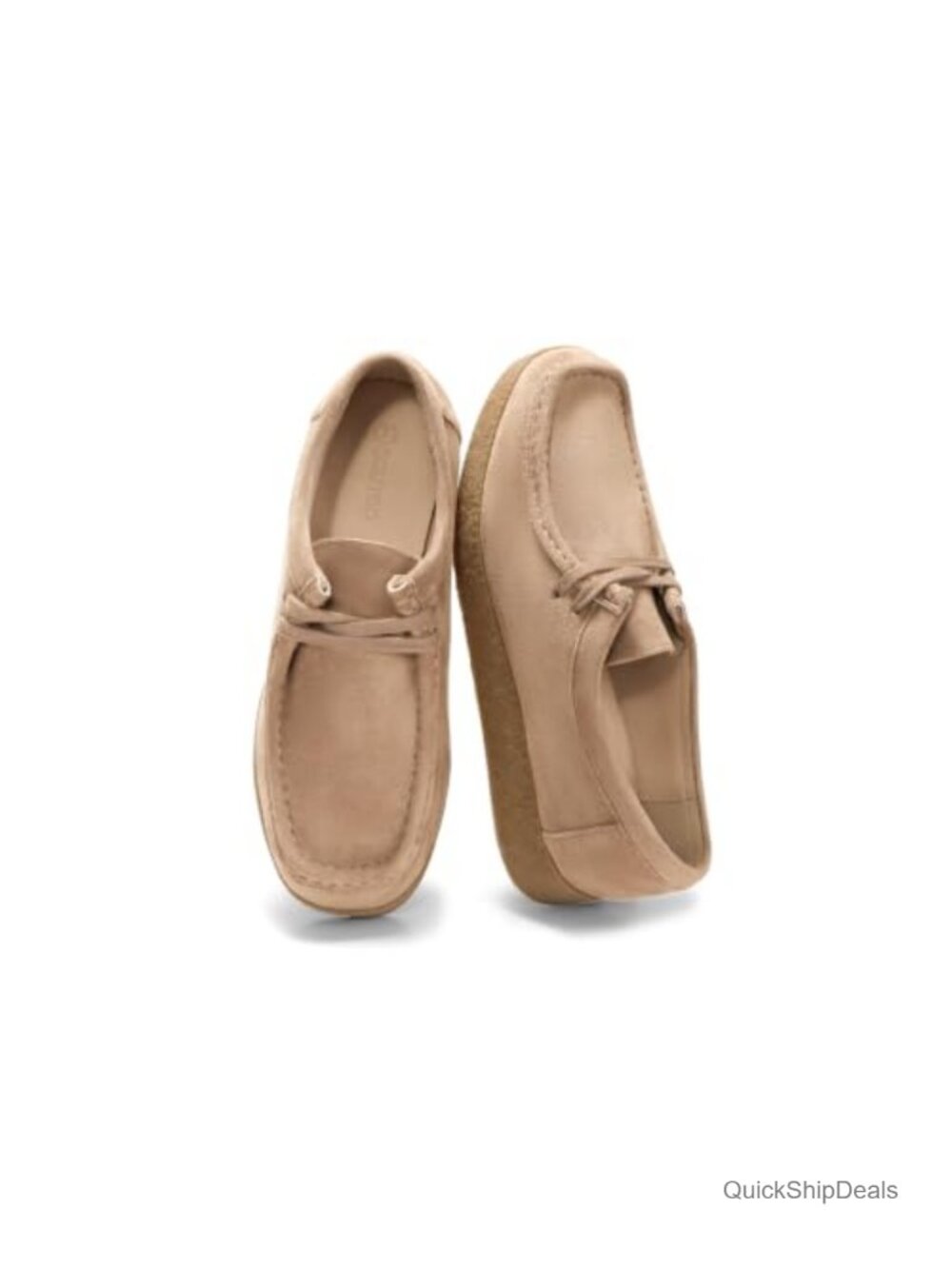 Faux Suede Slip On Square Toe Platform Loafers for Women - Comfortable Oxfords